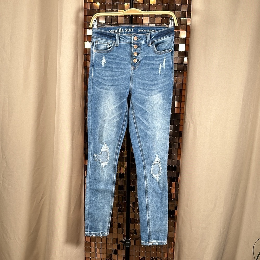 Vanilla Star Highrise Skinny Jeans Size 1 Waist 15 inches